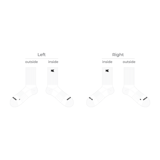 BSKL - PE White Socks (2 Packs)